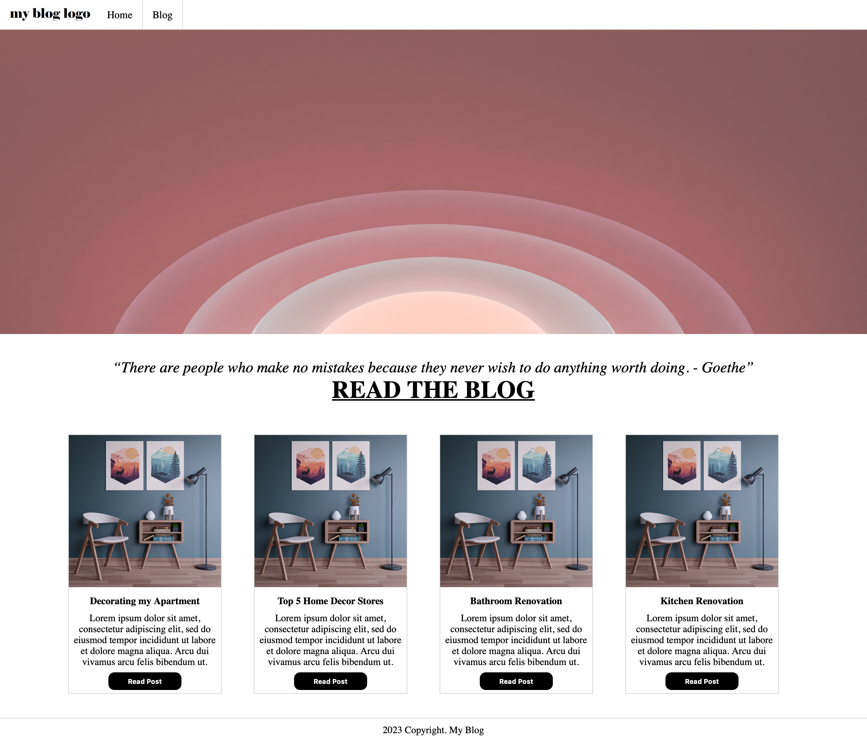 Udacity FEND Blog Project