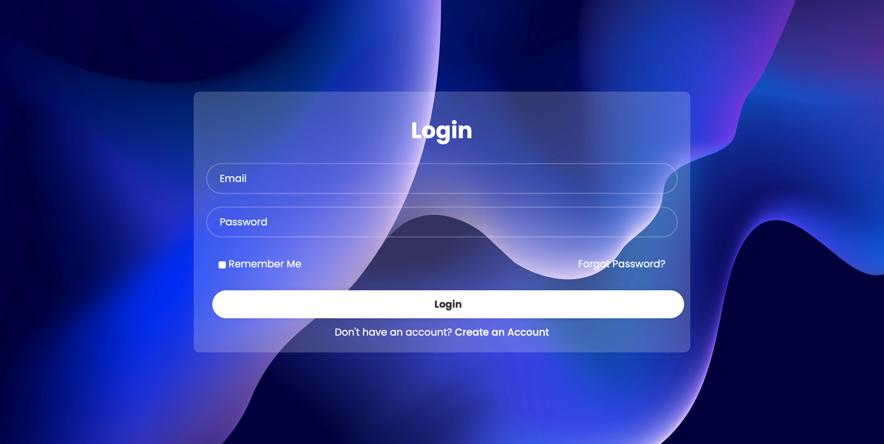 Login and Registration Page
